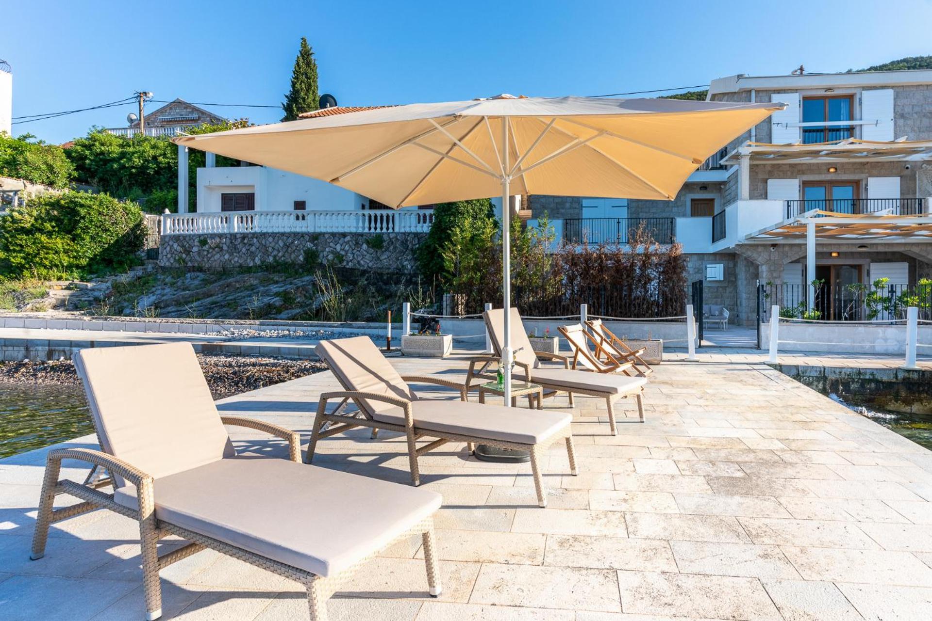 Villa Plitka Teodo Esterno foto