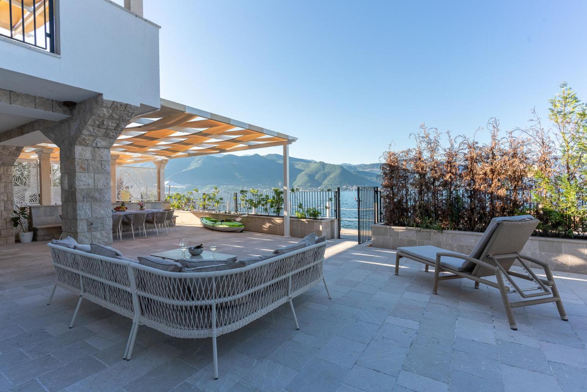 Villa Plitka Teodo Esterno foto