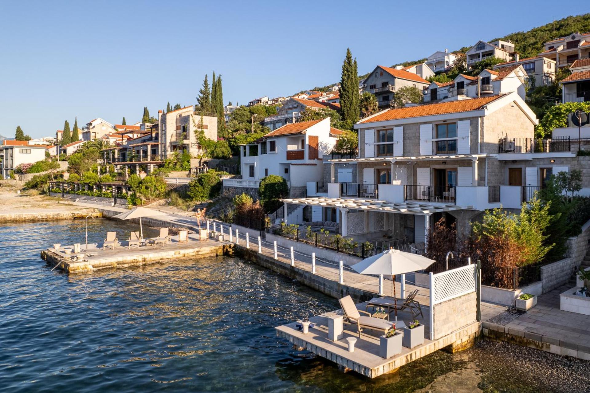 Villa Plitka Teodo Esterno foto