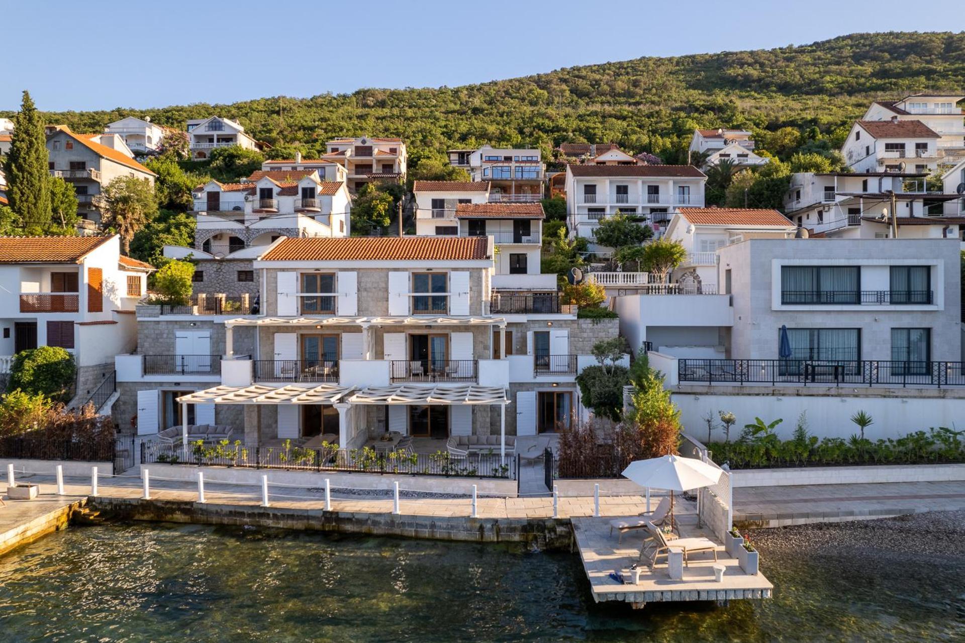 Villa Plitka Teodo Esterno foto