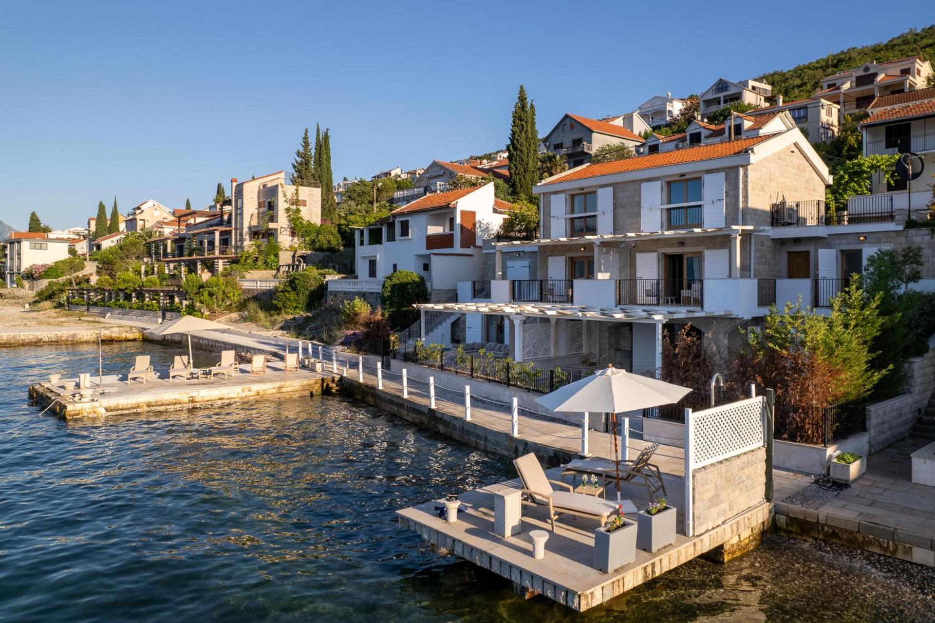 Villa Plitka Teodo Esterno foto