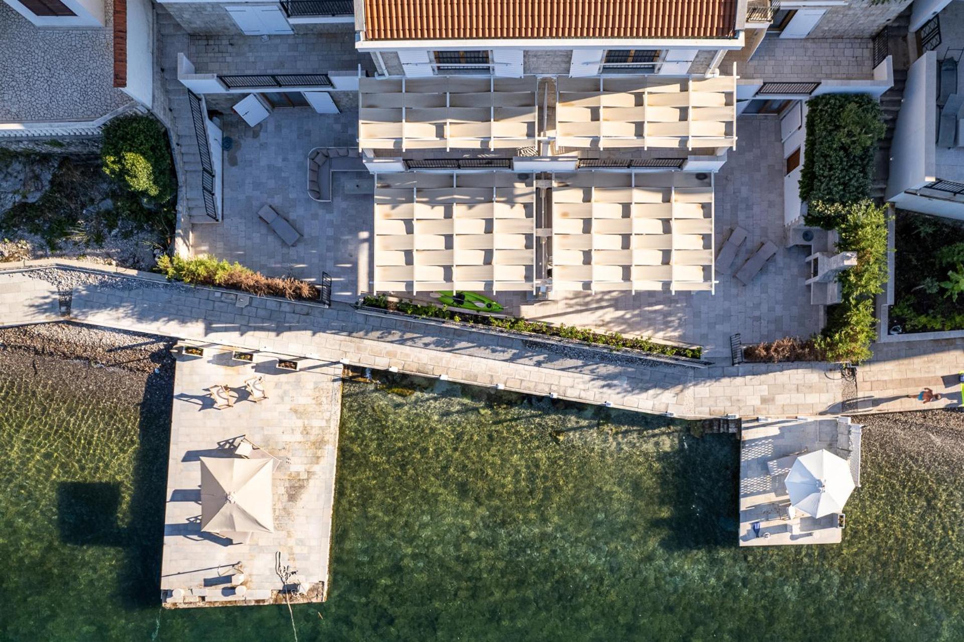 Villa Plitka Teodo Esterno foto