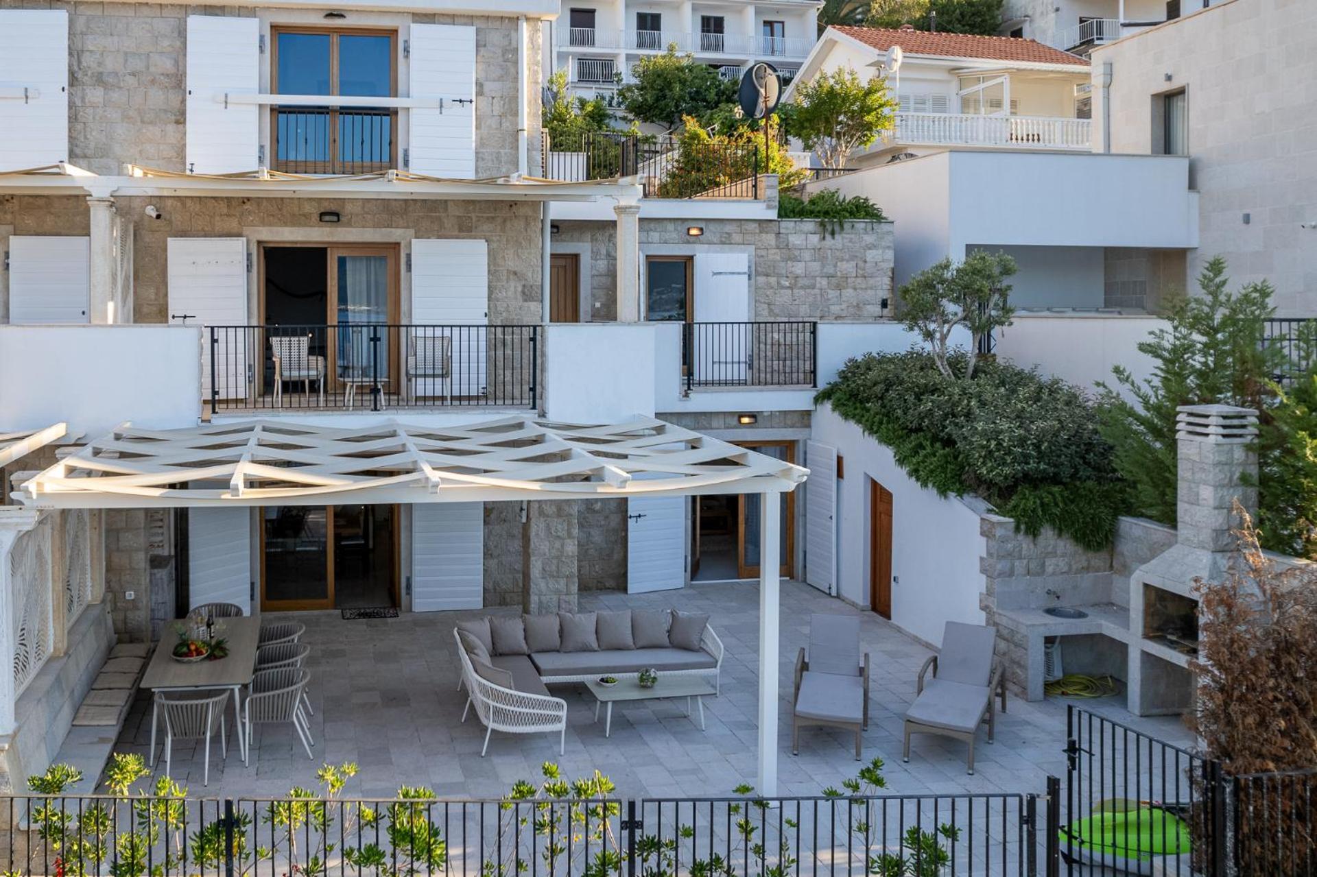 Villa Plitka Teodo Esterno foto